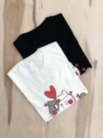 تیشرت گربه قلبی - Image 3