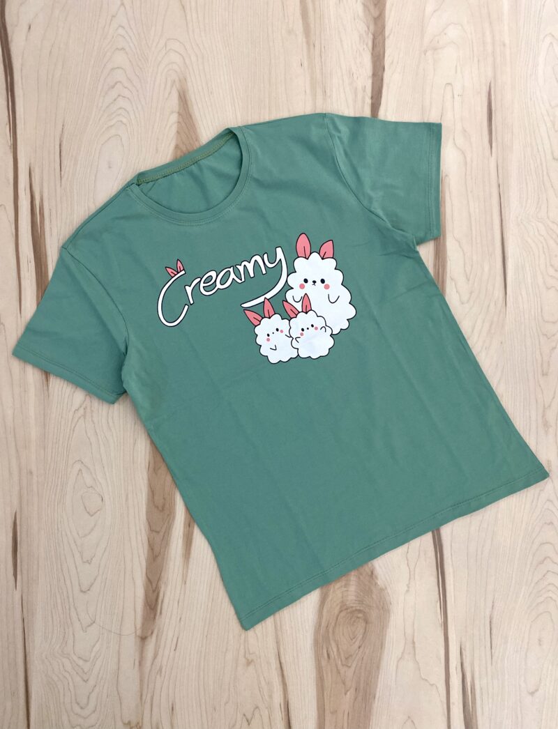 تیشرت creamy - Image 5