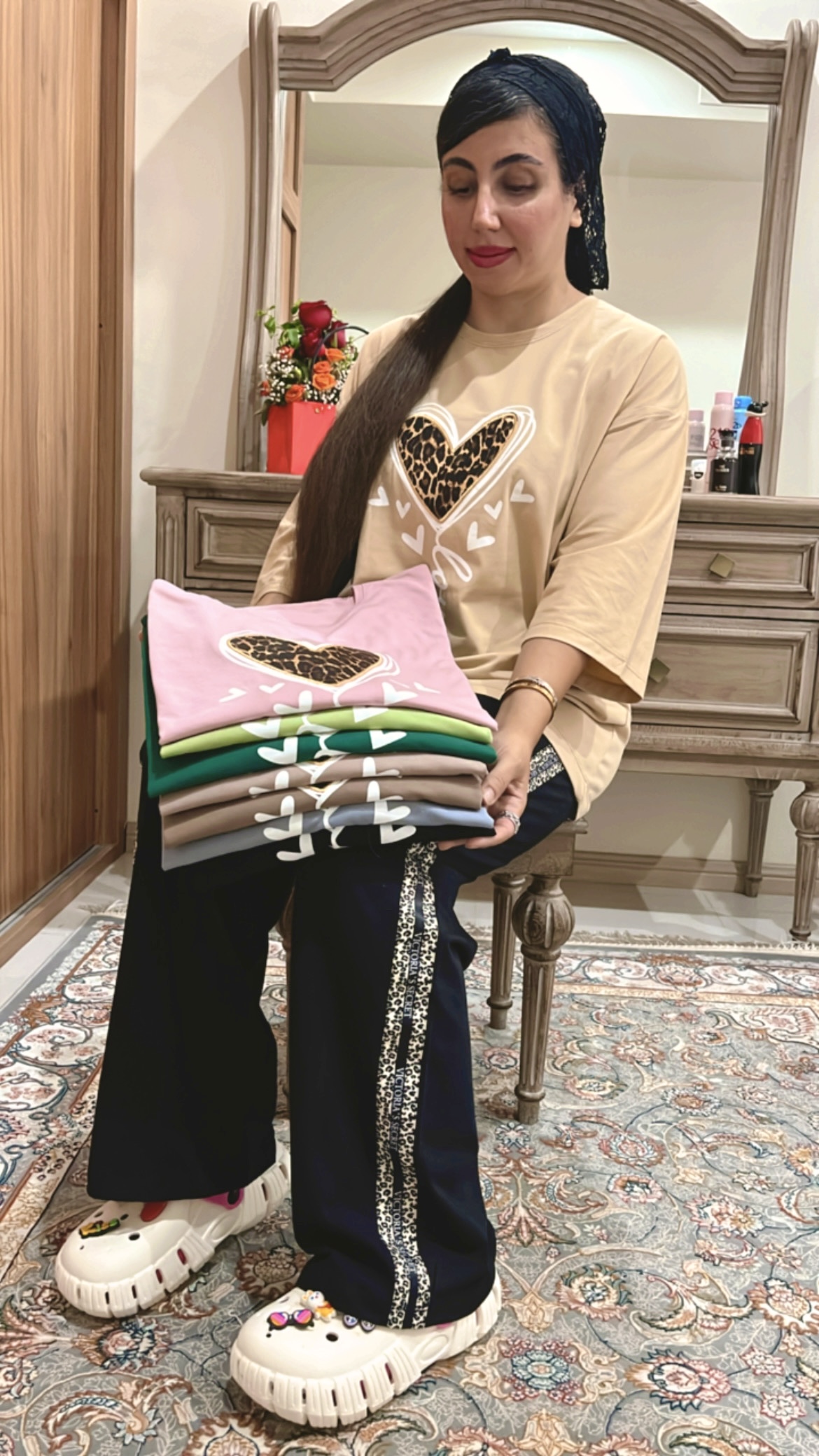 {"eId":"856854678284487","CameraPosition":1} ست قلبی پلنگی - Image 1