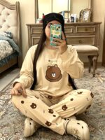 بلوز و شلوار brown - Image 9