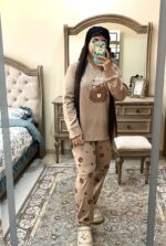 بلوز و شلوار brown - Image 4