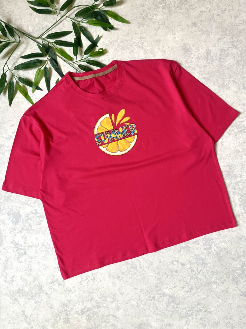 تیشرت پرتقالی summer - Image 7